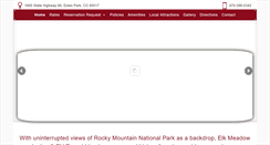 Desktop Screenshot of elkmeadowrv.com